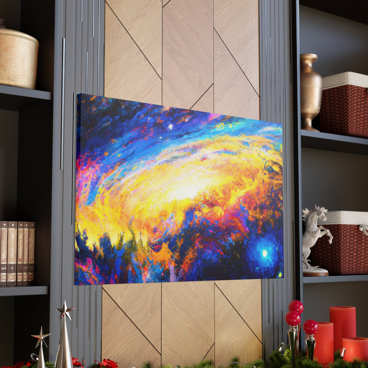 Cosmic Expressionist Dreamscape - Canvas