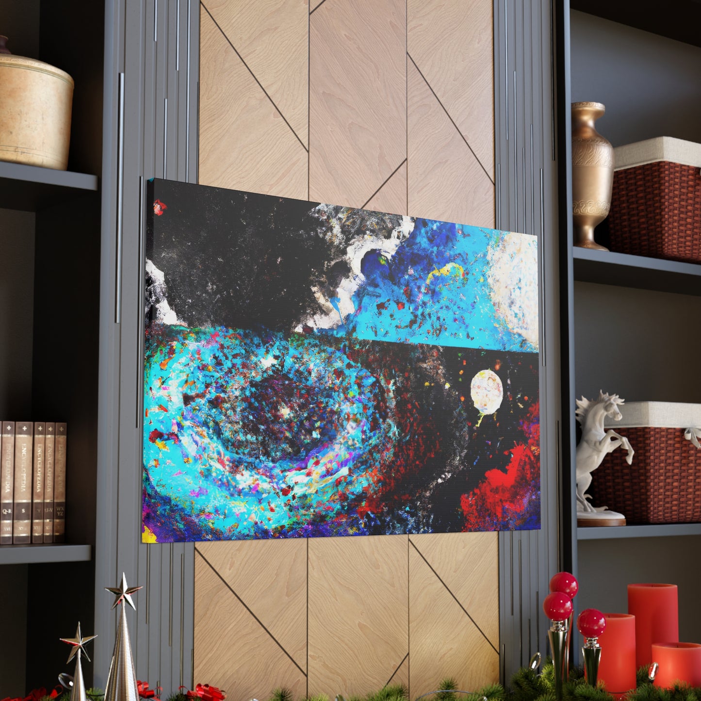 Celestial Dreamscape Portrait - Canvas