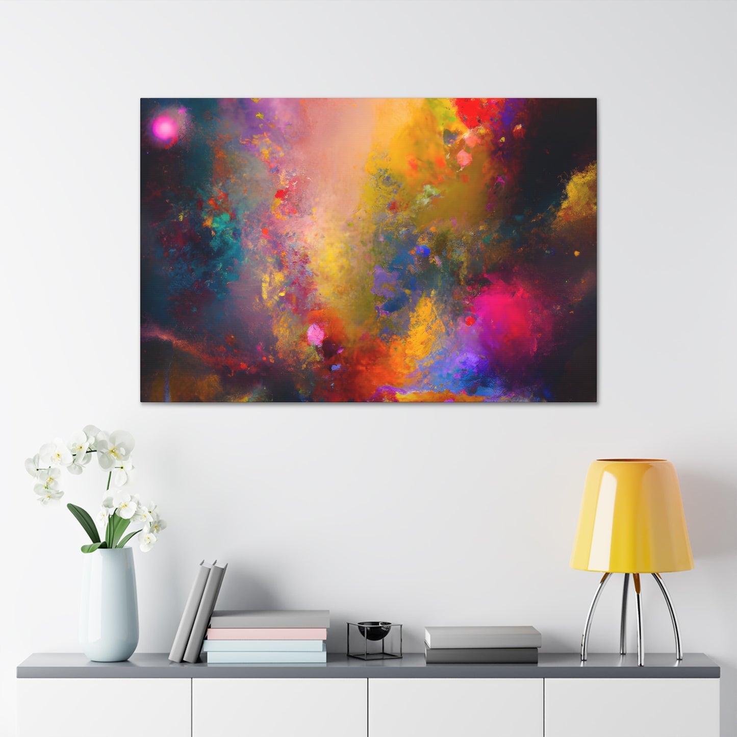 Mysterious Cosmic Turmoil - Canvas