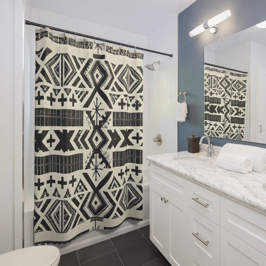 "Aztec Boho Shower Curtain: Gift Idea!" - Shower Curtain