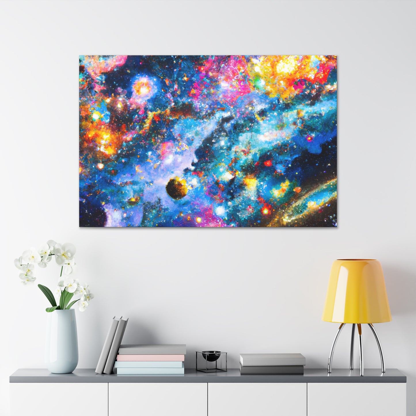 "Cosmic Dreamscape Vision" - Canvas