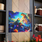 Cosmic Abstract Illumination - Canvas