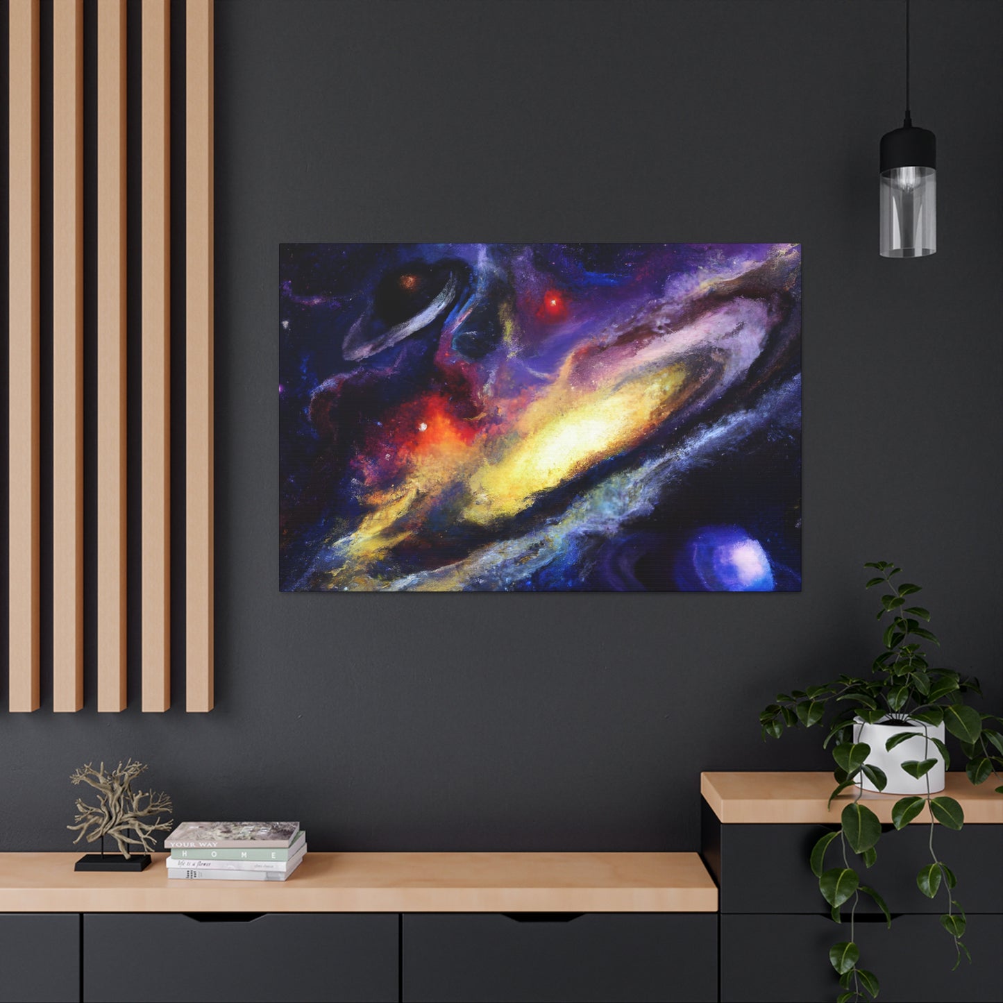 Cosmic Dreamscape Fusion - Canvas