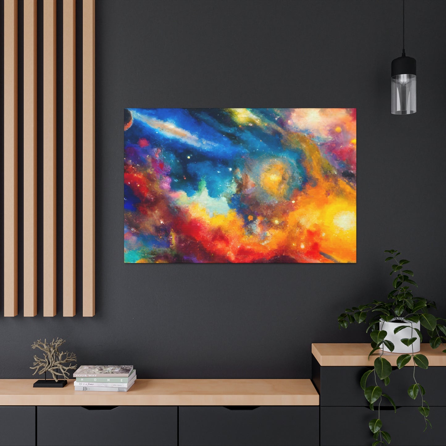 "Cosmic Splendor Paradox" - Canvas