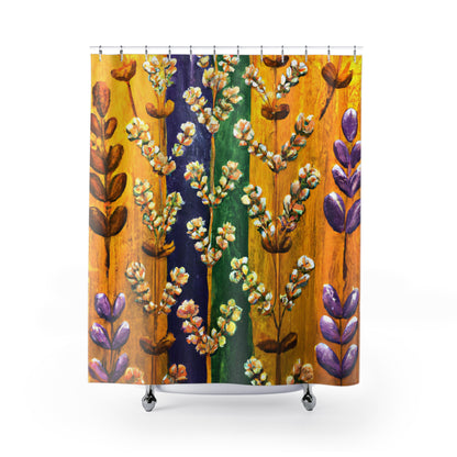 "Floral Nature Boho Shower Curtains!" - Shower Curtain