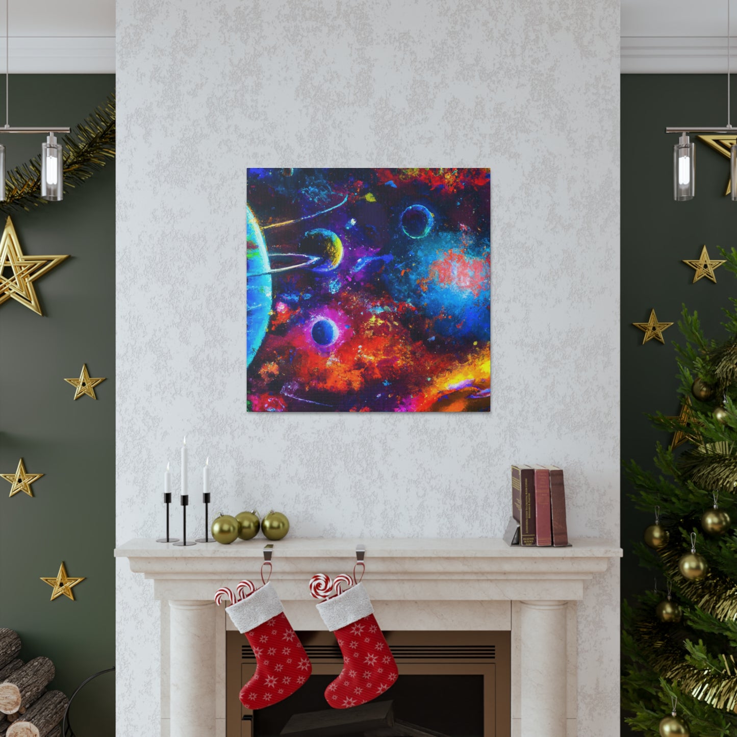 "Night Cosmic Anomaly" - Canvas