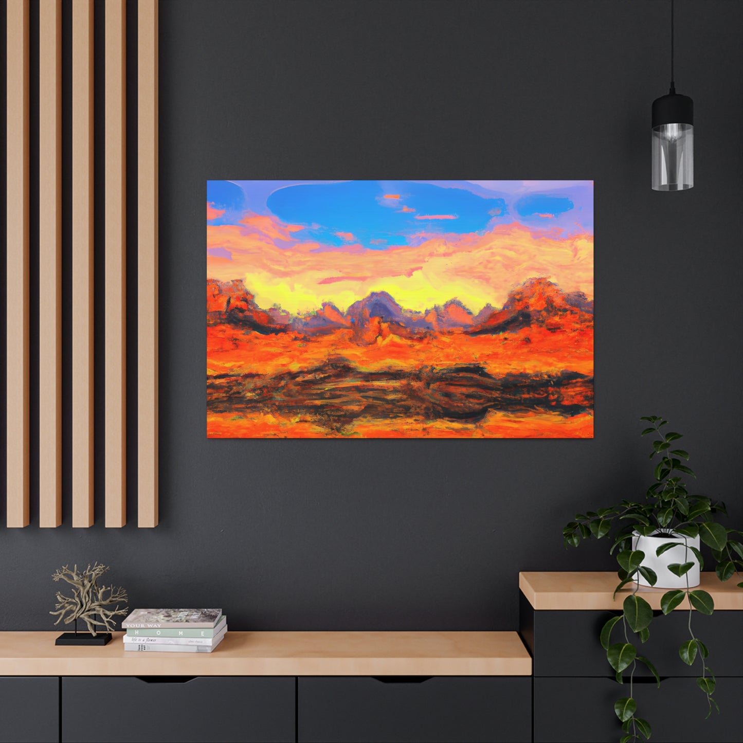 Avalanche Peak. - Canvas