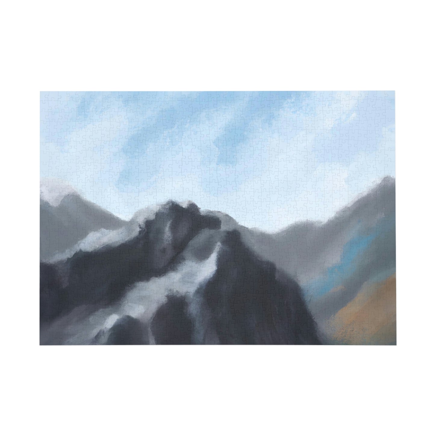 Snowy Peak Mountains - Puzzle