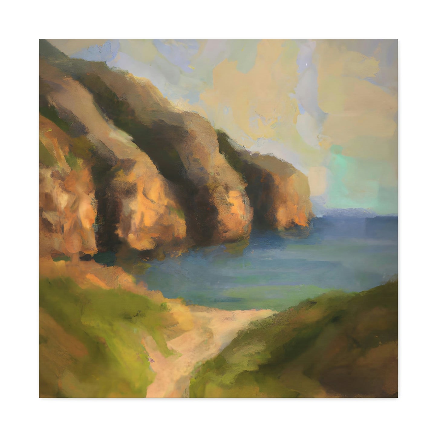 Coastal Splendor. - Canvas