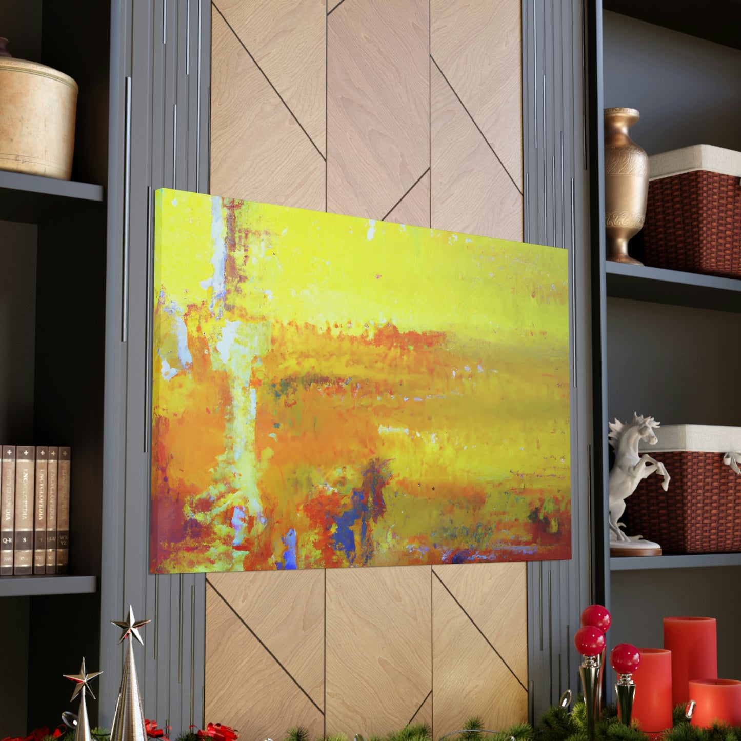 Le Ciel Jubilant. - Canvas