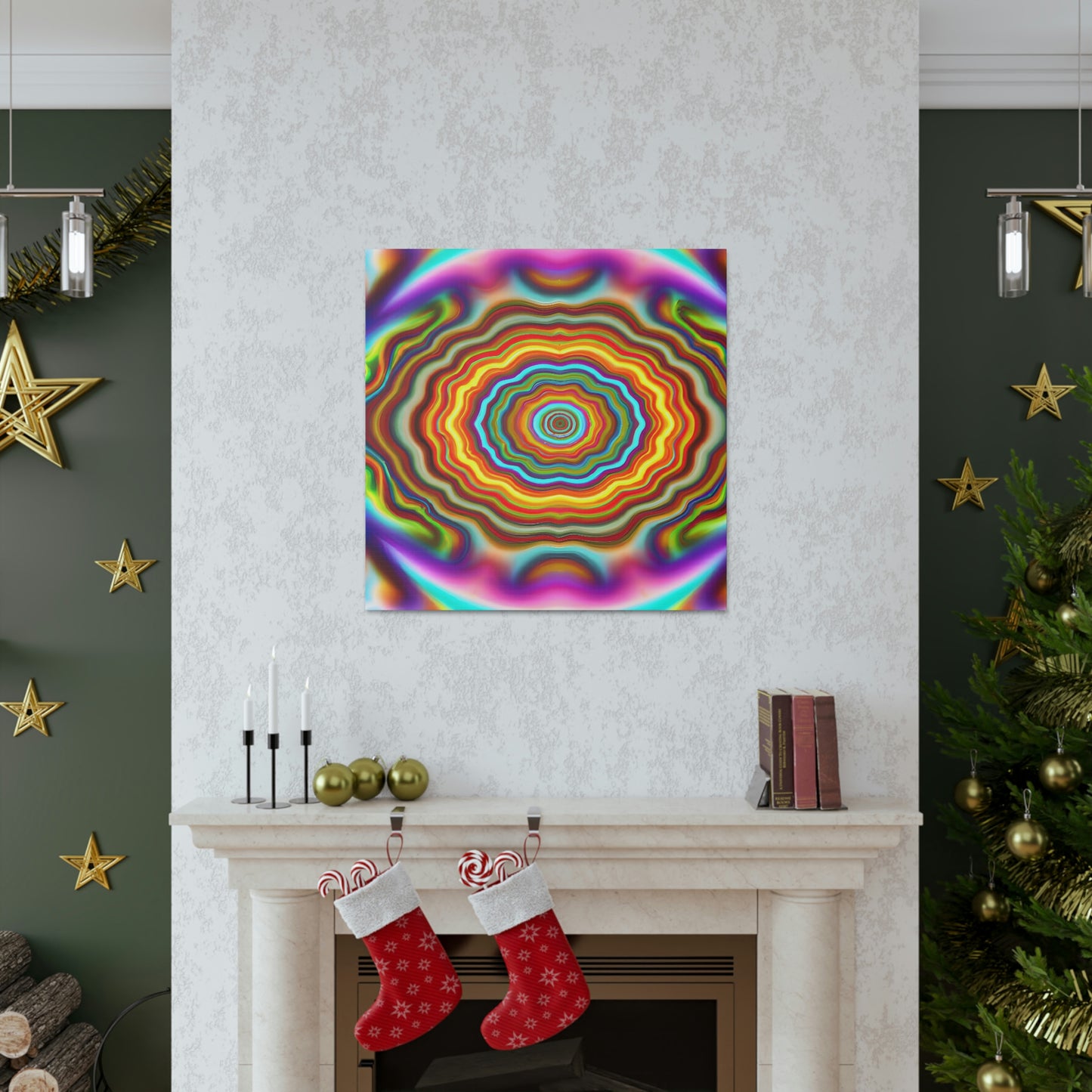 Moonflower Rainbowdance - Canvas