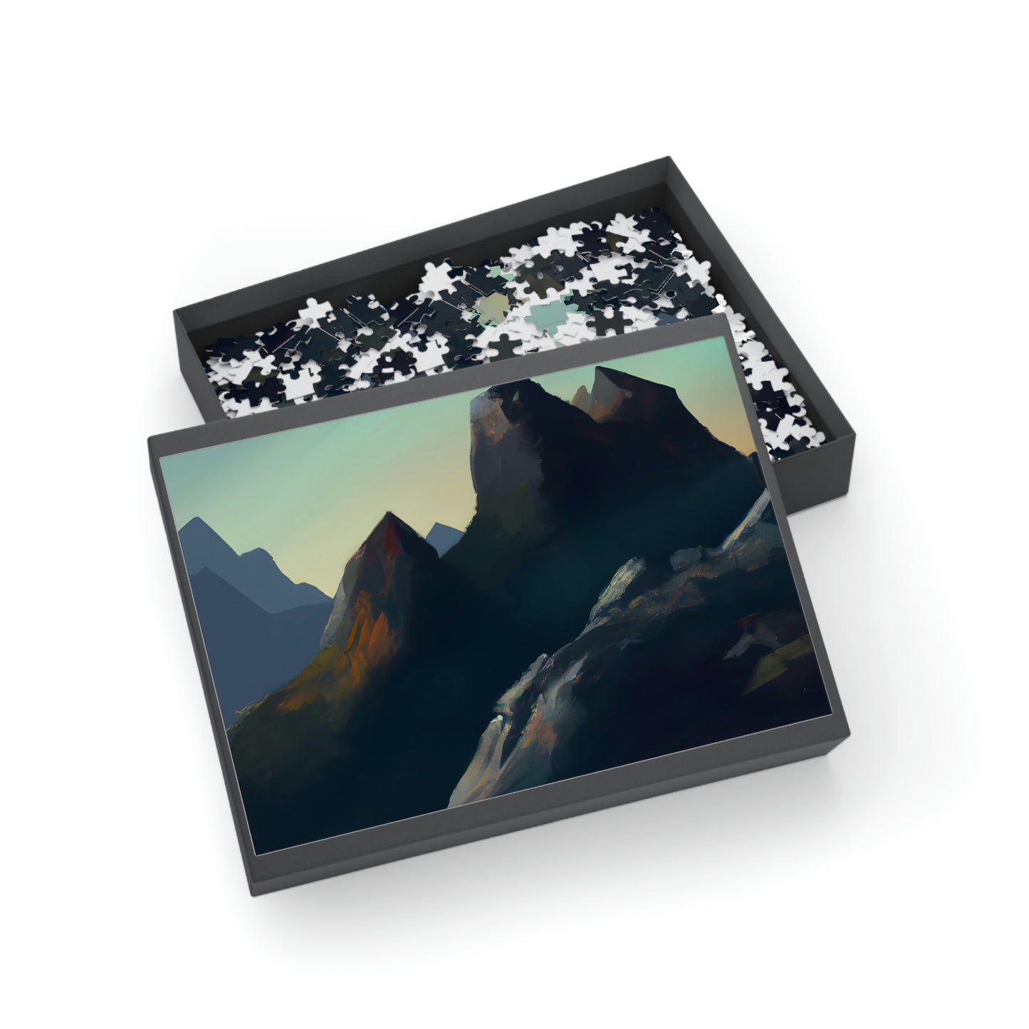 Majestic Crest Mountains - Puzzle