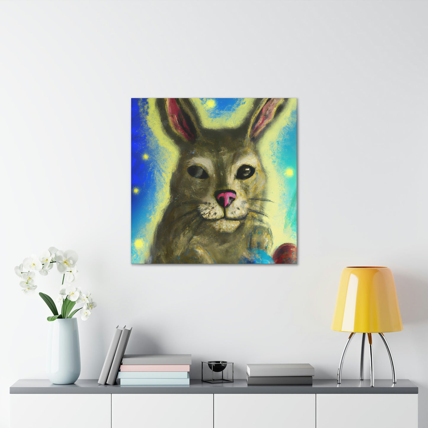 "Easter Bunny's Bounty" - Canvas