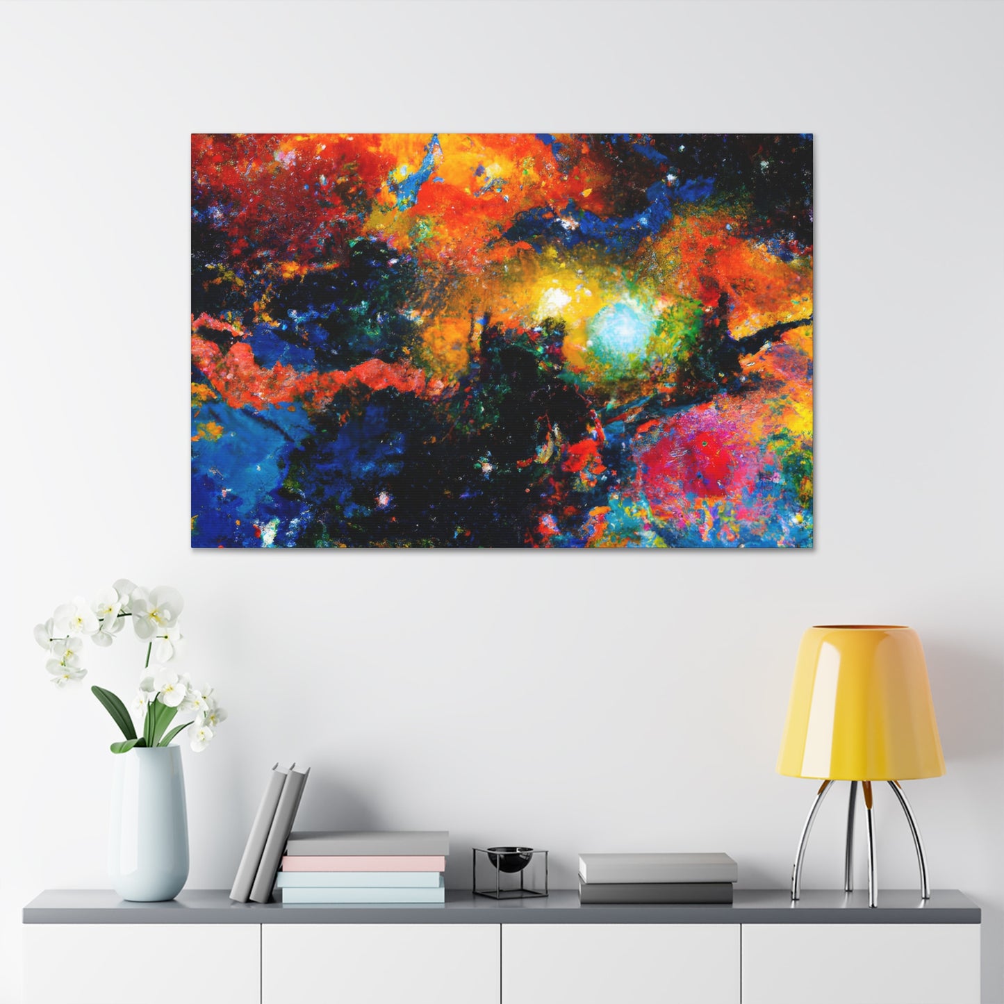 Stargazer's Cosmic Dream - Canvas