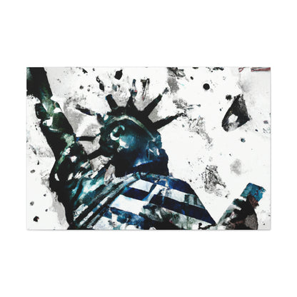 Statue of Liberty Flag - Canvas