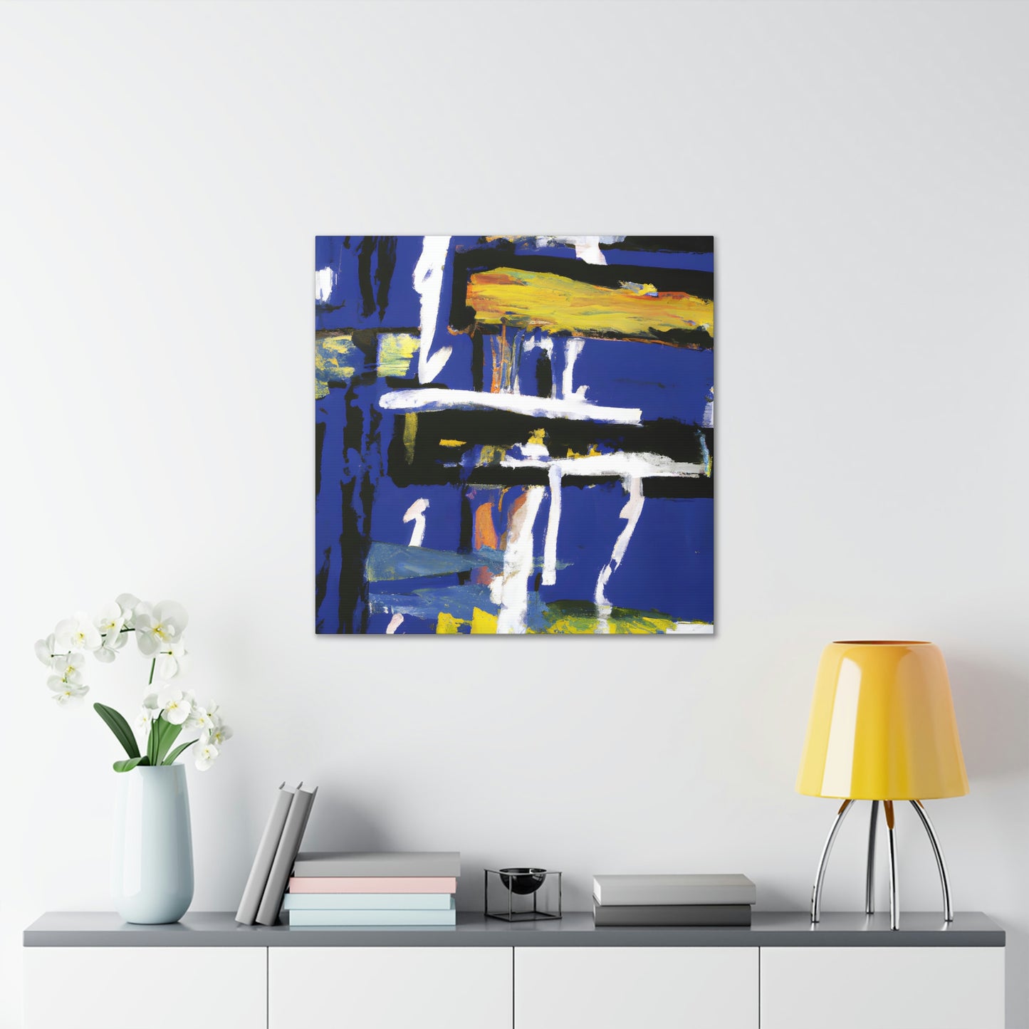 "Bleu Automne" - Canvas