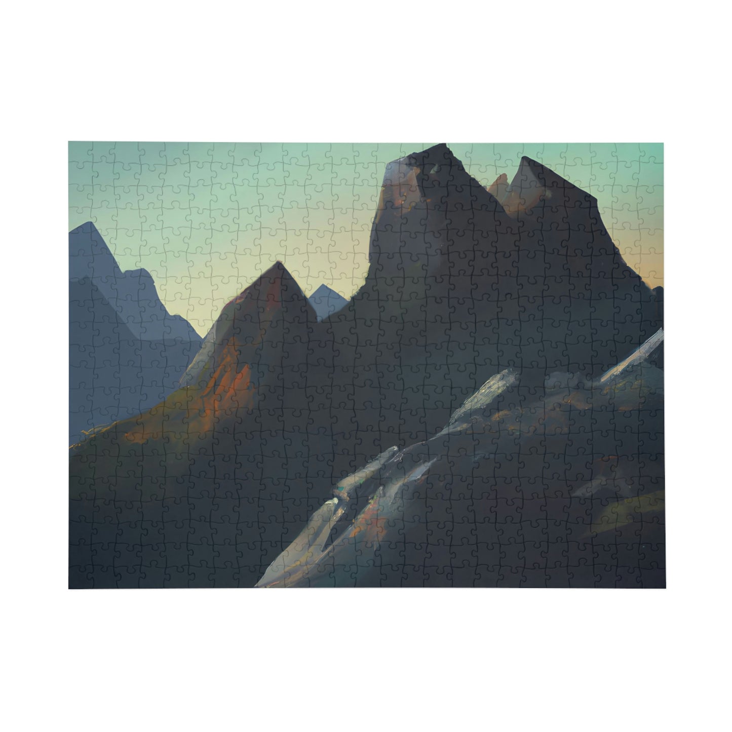 Majestic Crest Mountains - Puzzle