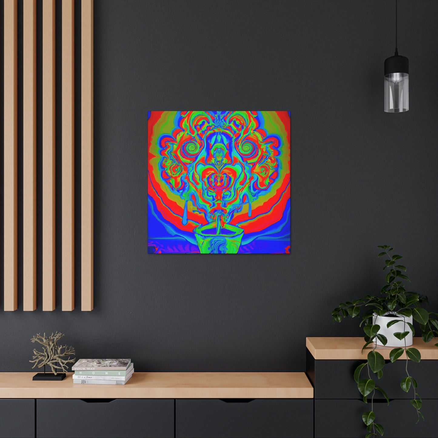 Butterfly Rainbowflower - Canvas