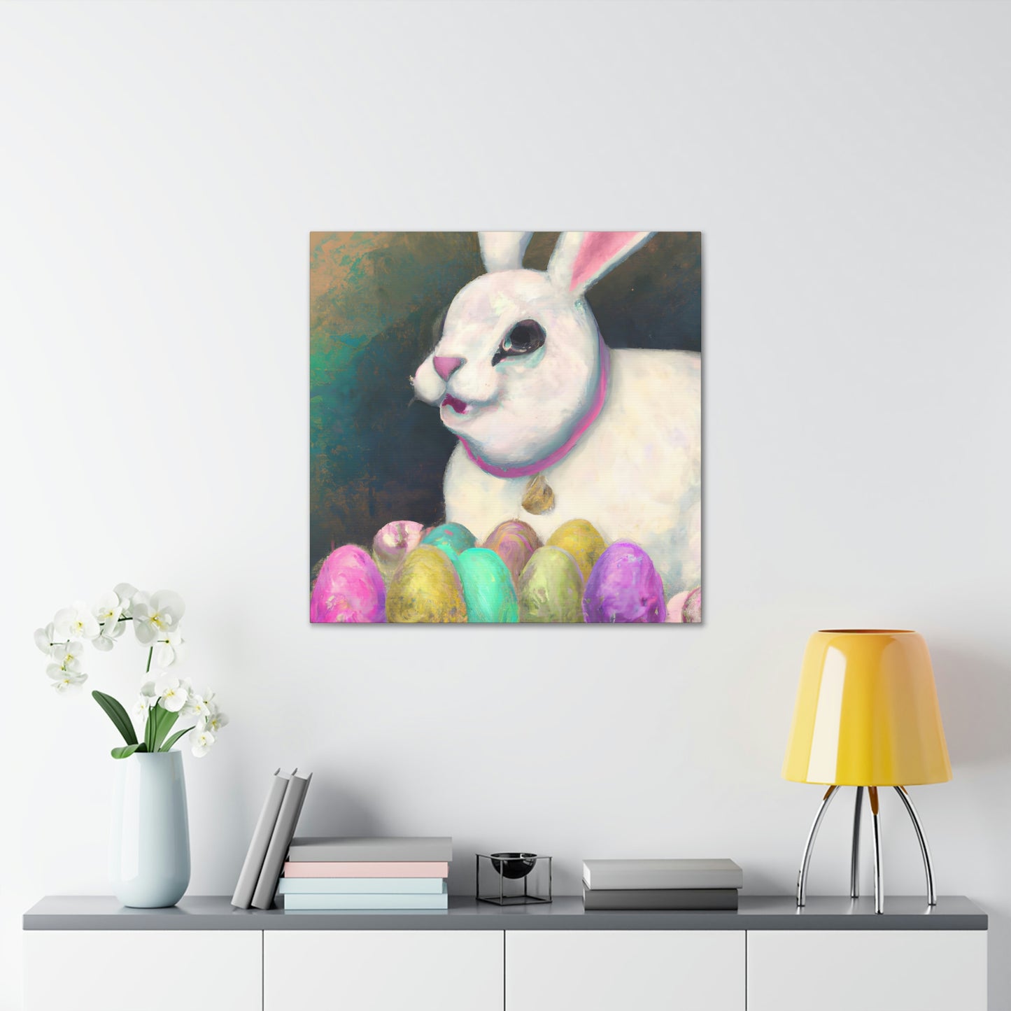 "Festive Furry Friend" - Canvas