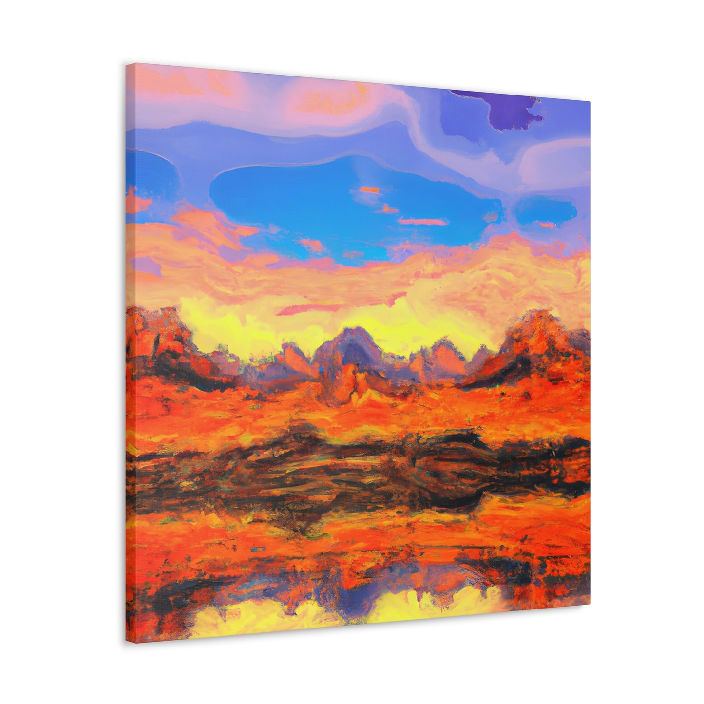 Avalanche Peak. - Canvas