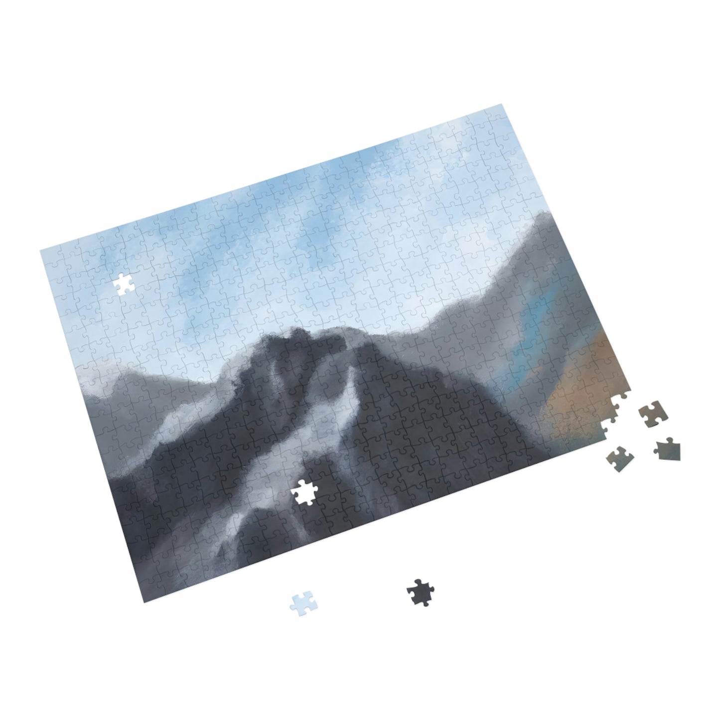 Snowy Peak Mountains - Puzzle