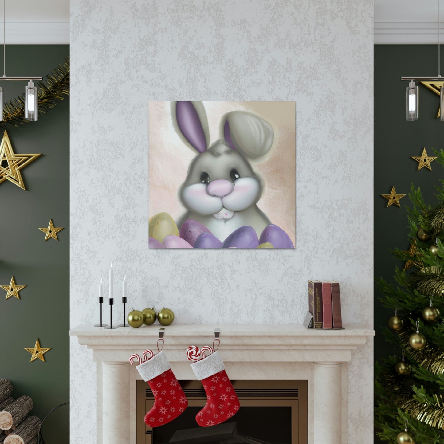 "Hopping Through Easter" - Canvas