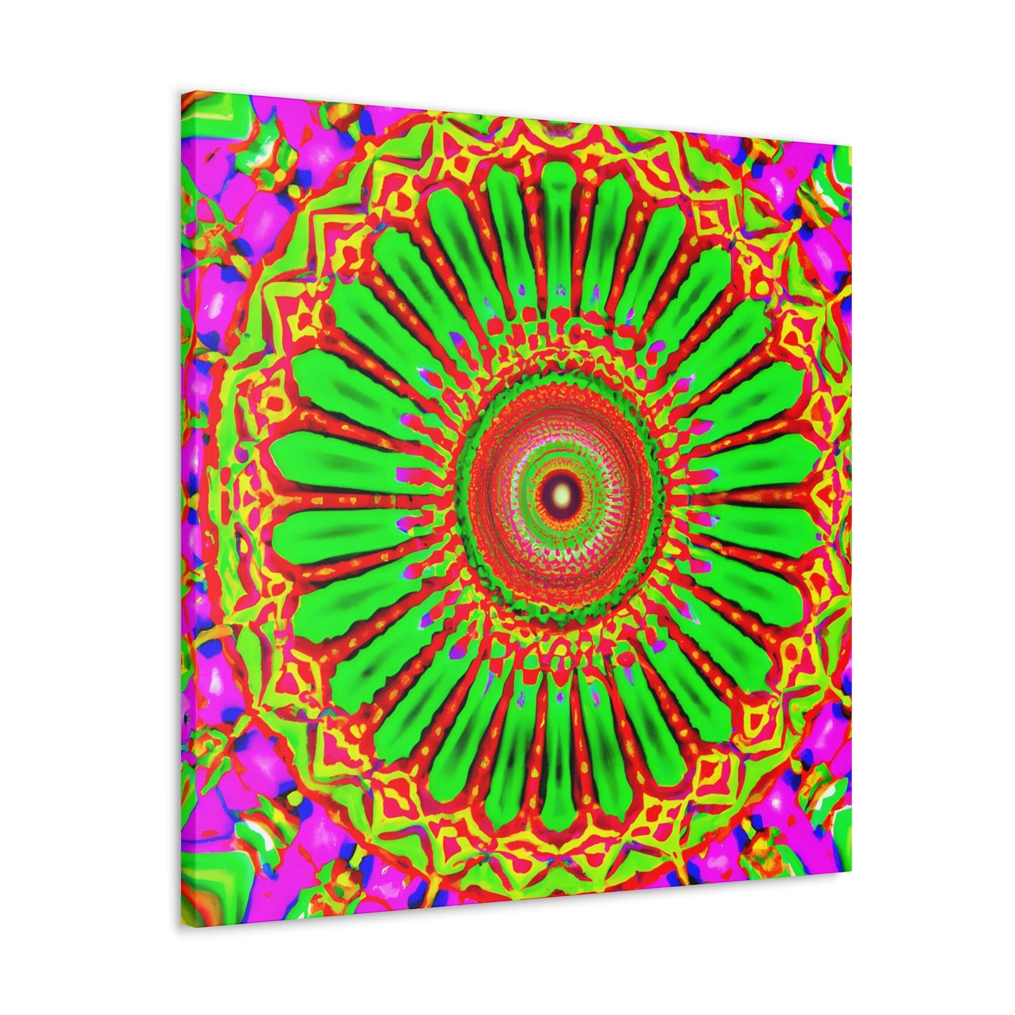 Sunny Peacefulflower. - Canvas