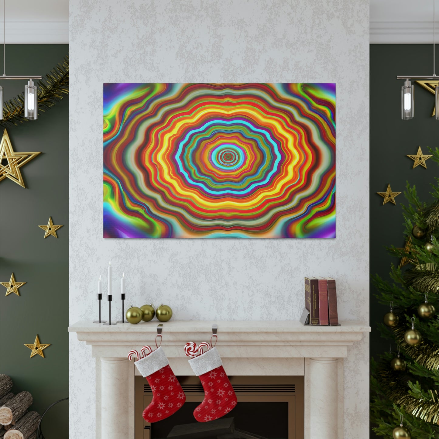 Moonflower Rainbowdance - Canvas