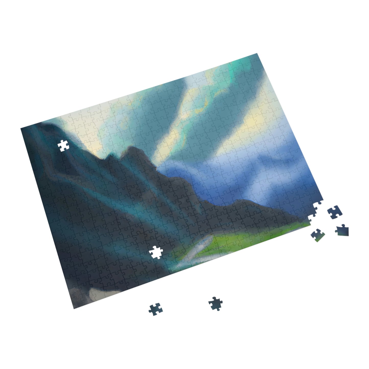 Sunset Peaks - Puzzle