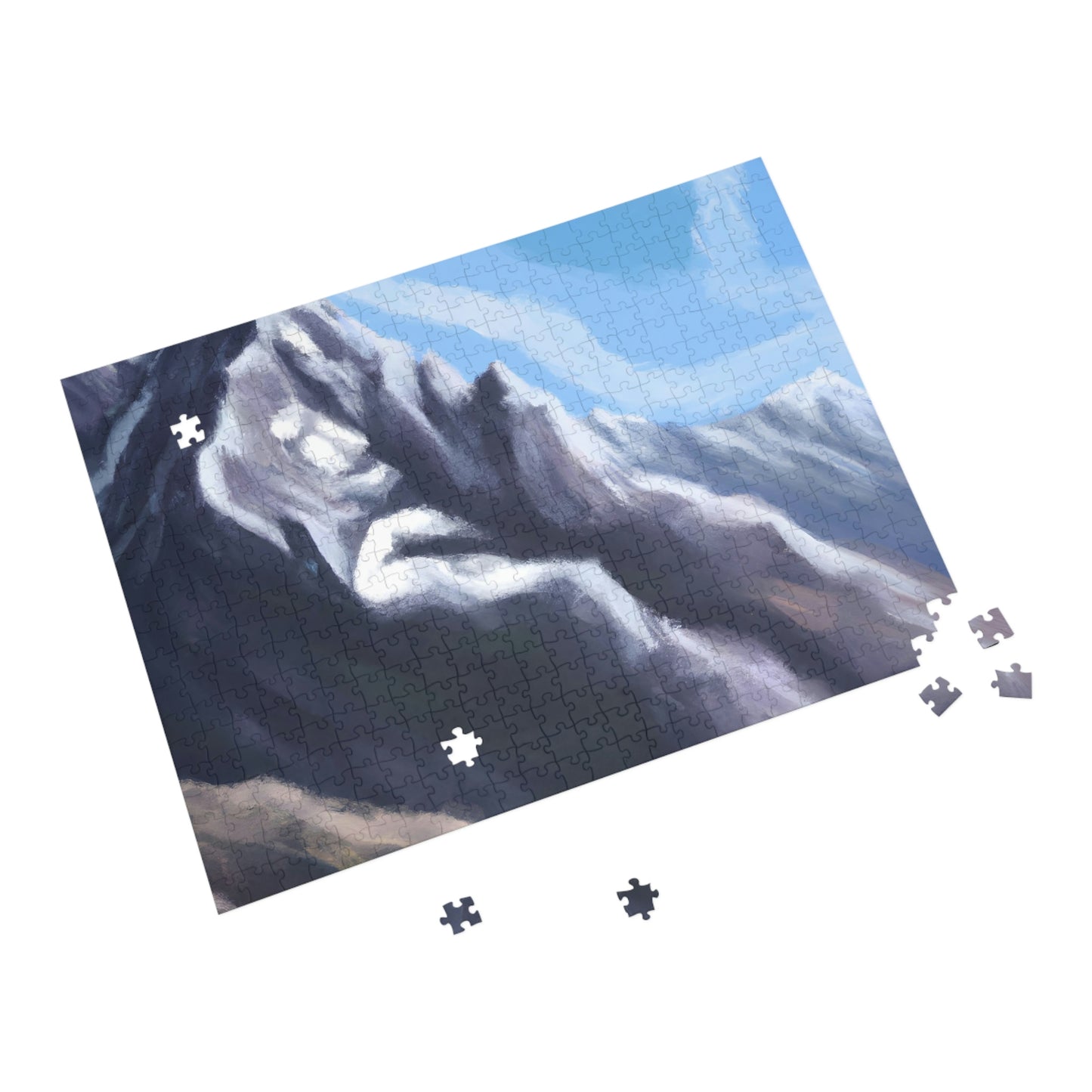 Thunder Peak Mountains. - Puzzle