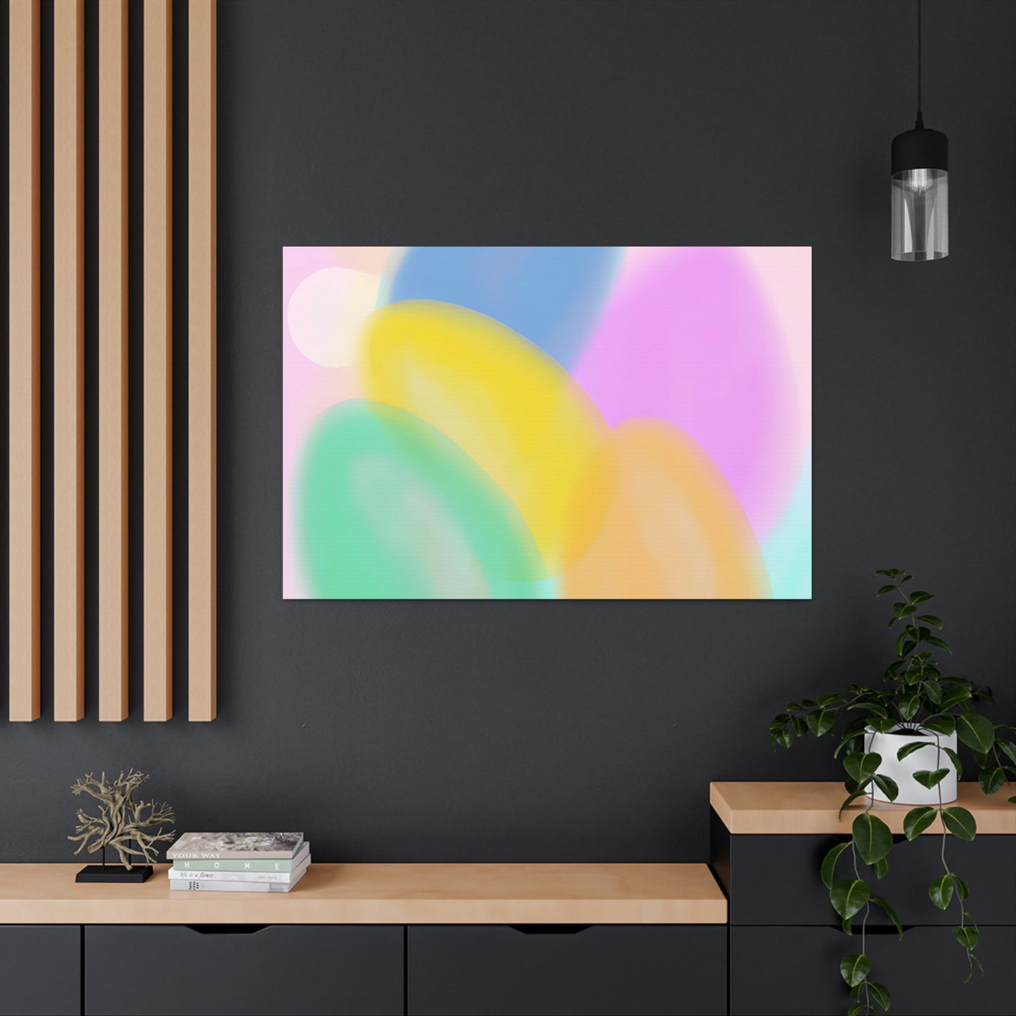 Spring Pastel Splendor - Canvas