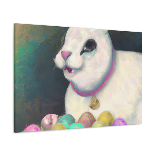 "Festive Furry Friend" - Canvas