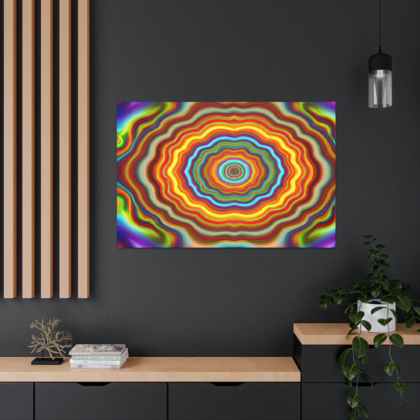 Moonflower Rainbowdance - Canvas