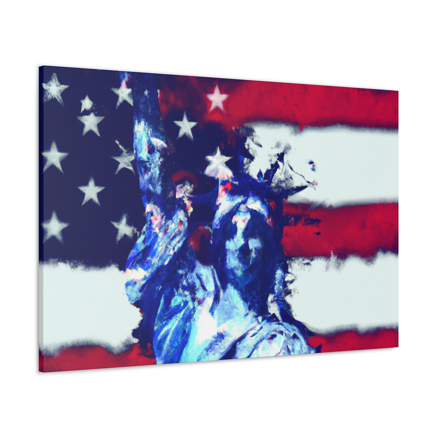 Statue of Liberty Flag - Canvas