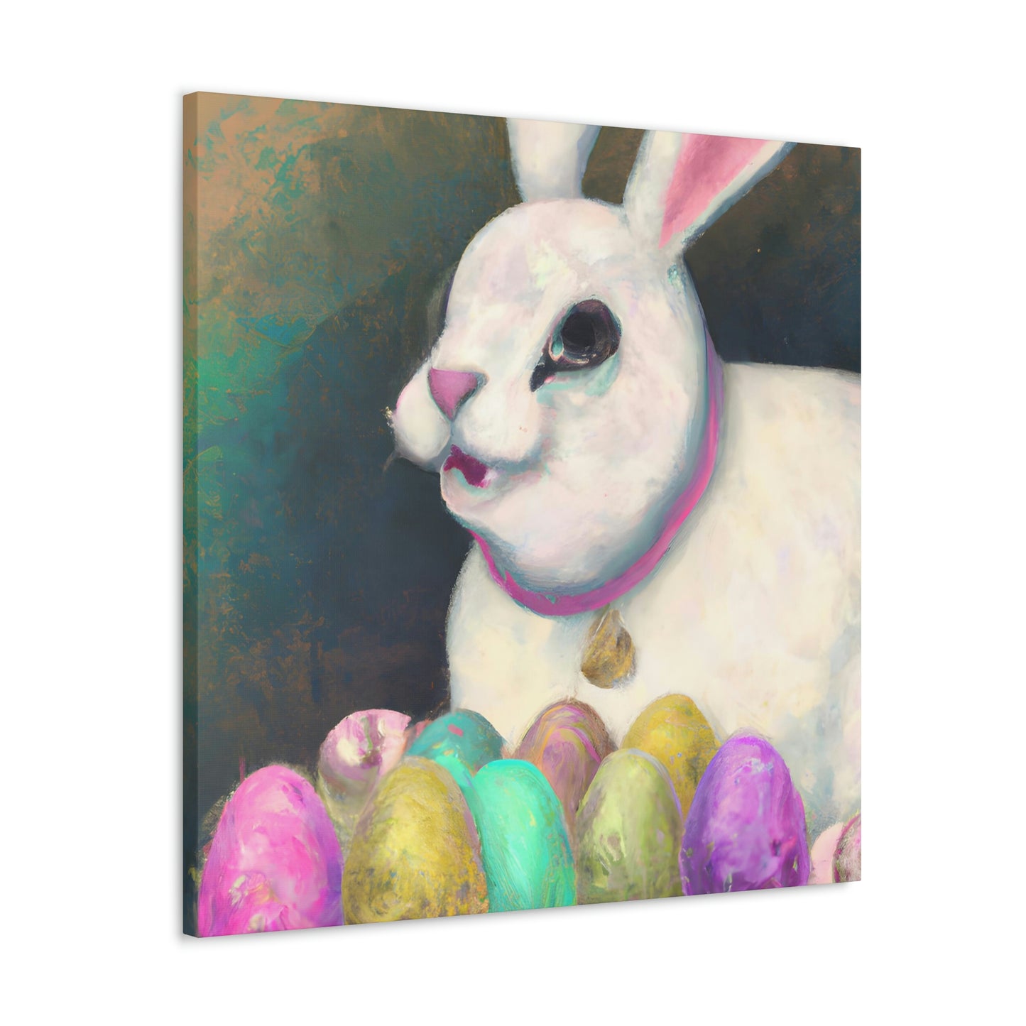 "Festive Furry Friend" - Canvas