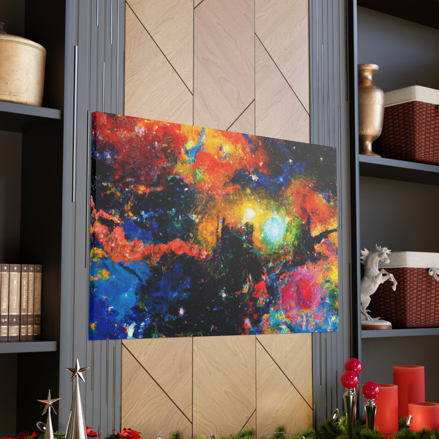 Stargazer's Cosmic Dream - Canvas