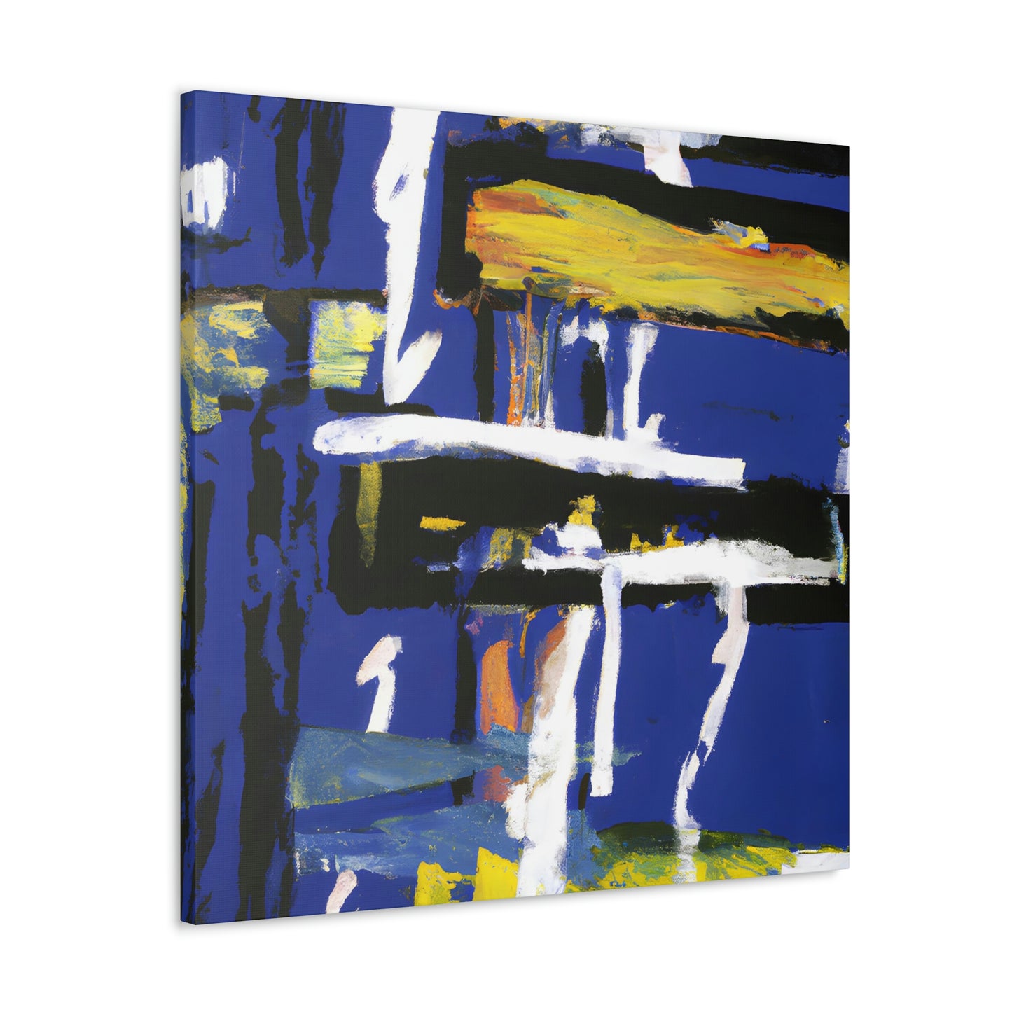 "Bleu Automne" - Canvas