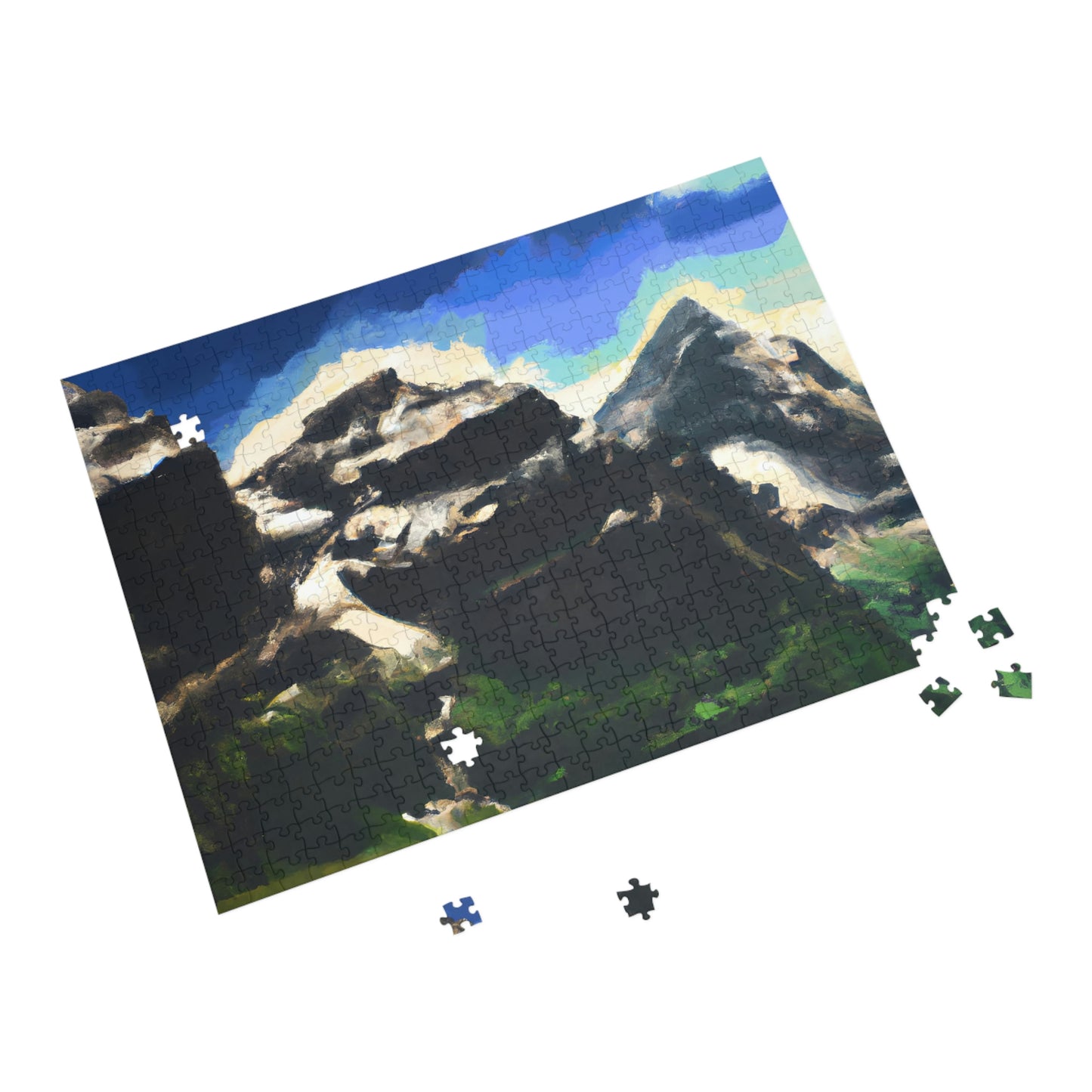 Titanic Peaks. - Puzzle