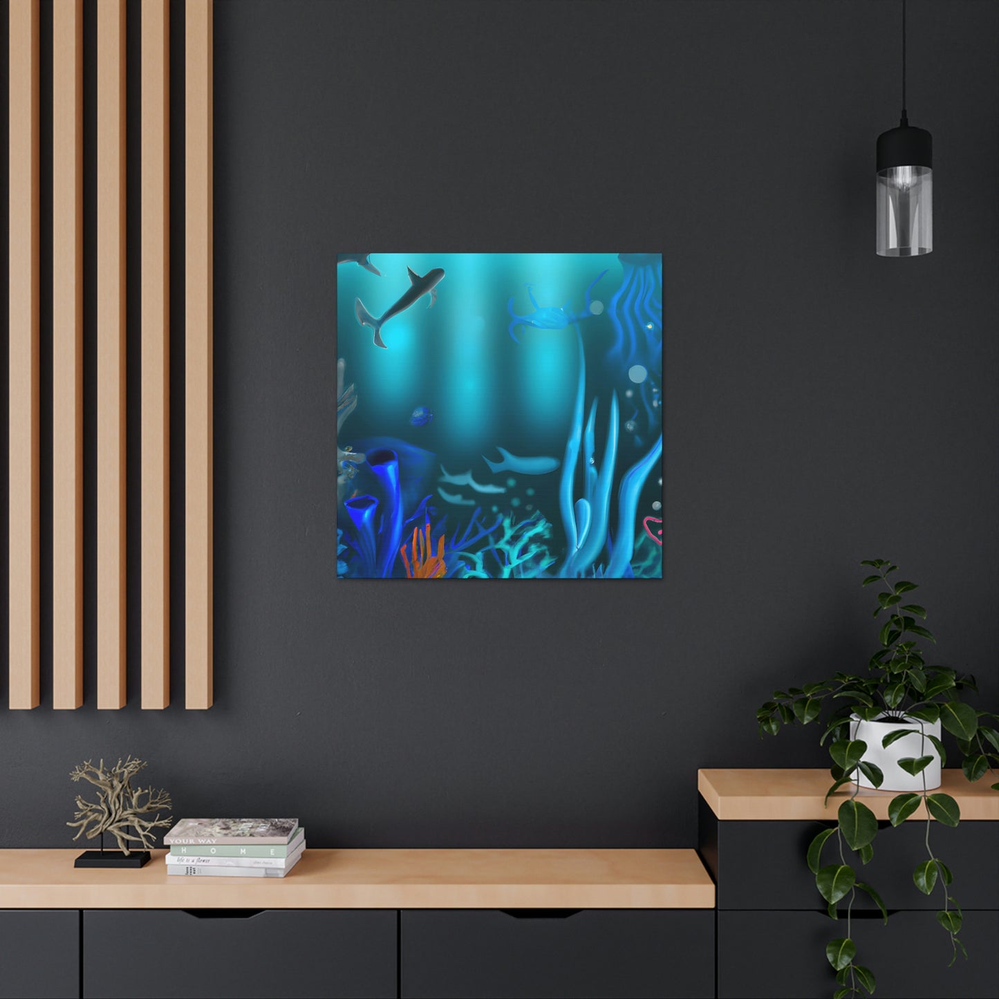 Nebula Anemone Reef - Canvas