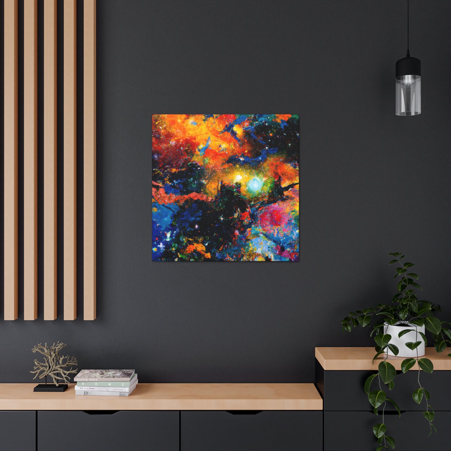 Stargazer's Cosmic Dream - Canvas