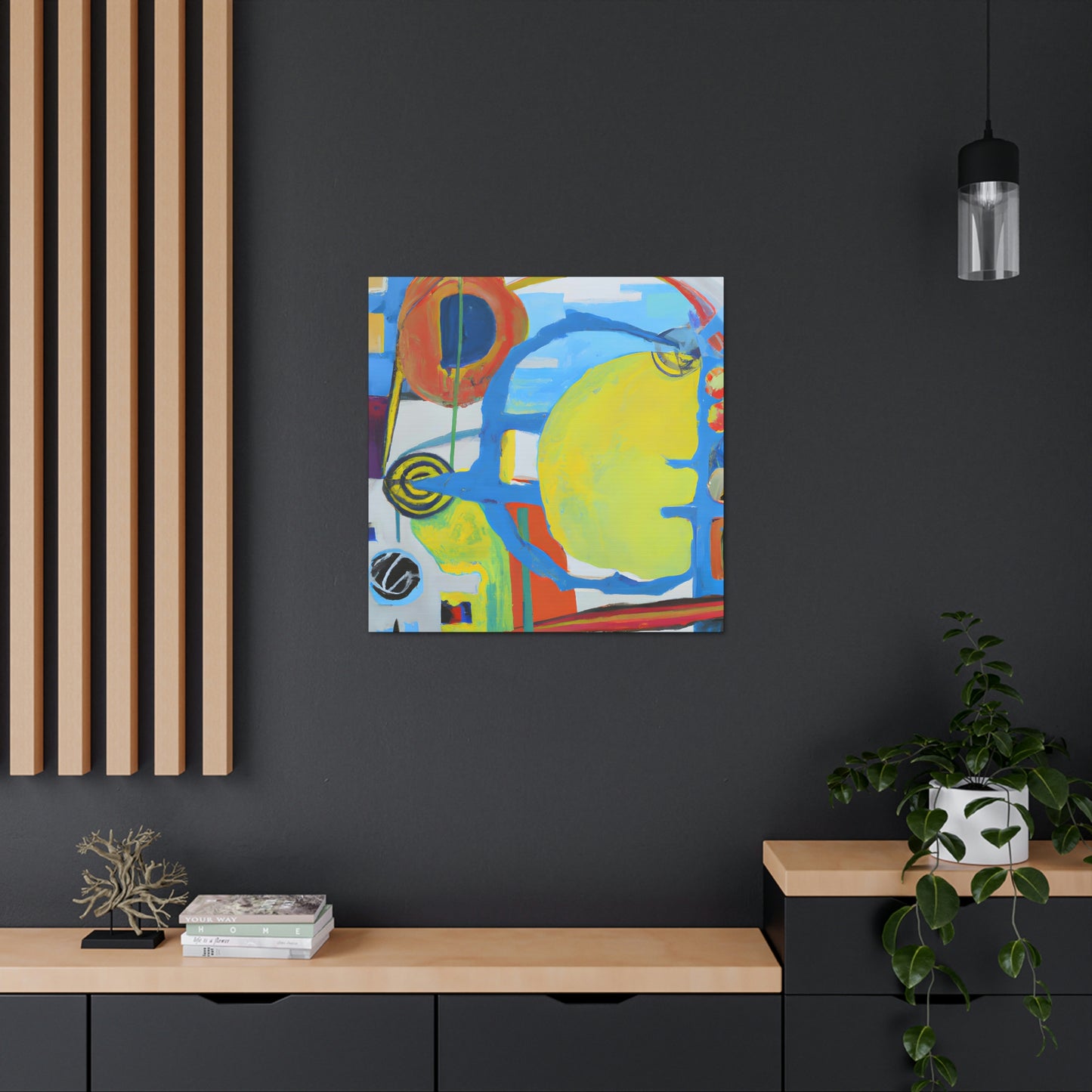 "Miroir Céleste". - Canvas