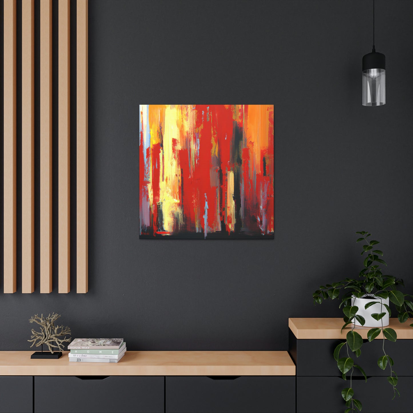 Peinture Abstraite - Canvas