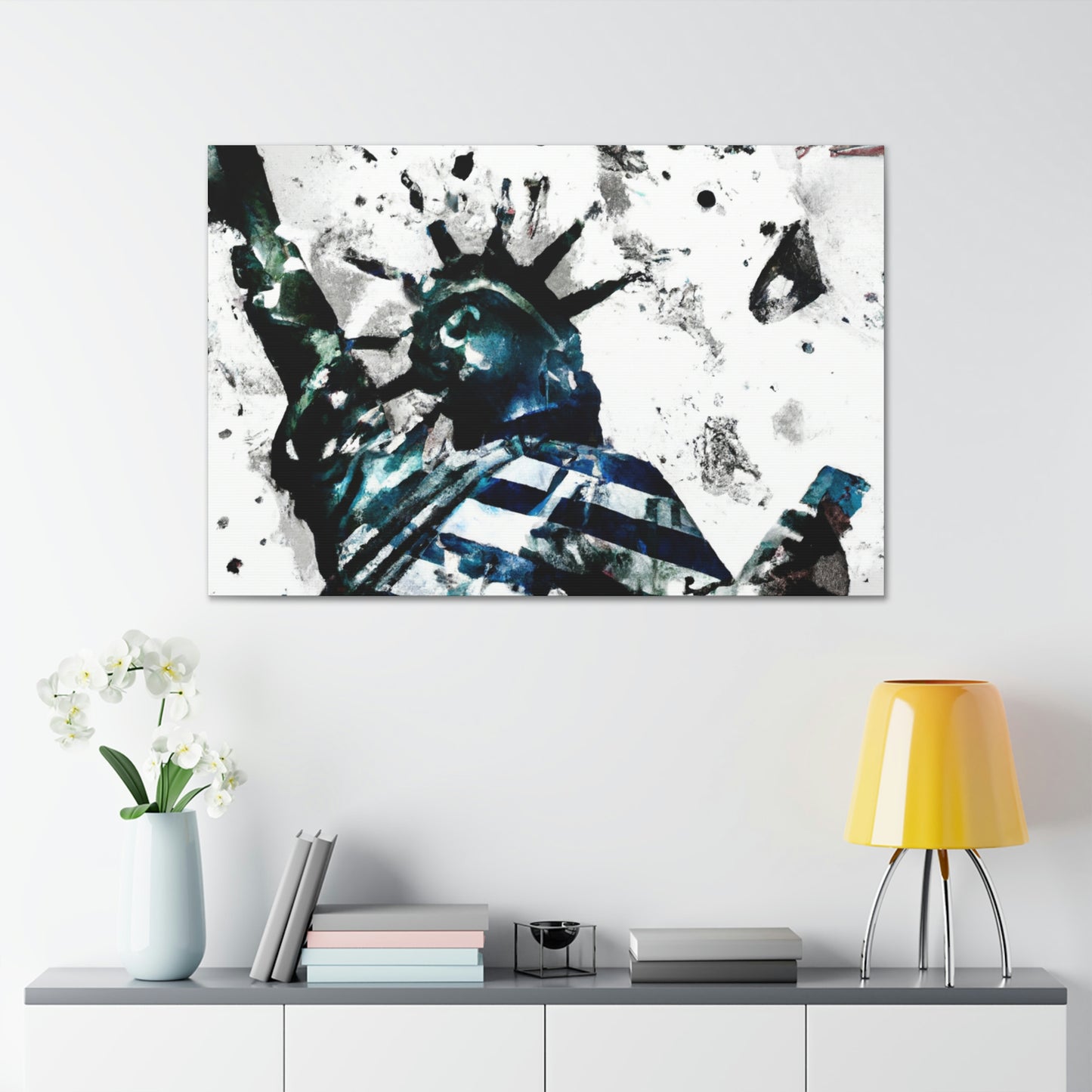 Statue of Liberty Flag - Canvas