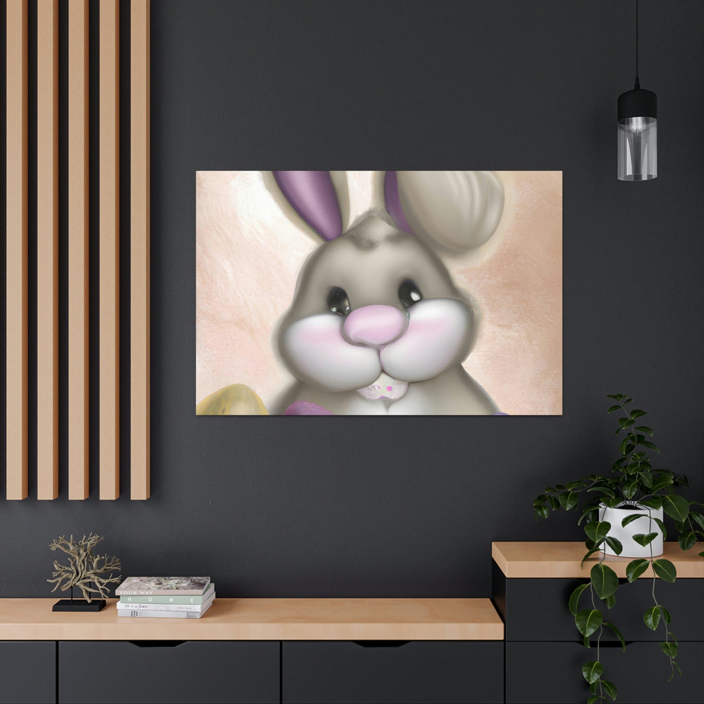 "Hopping Through Easter" - Canvas