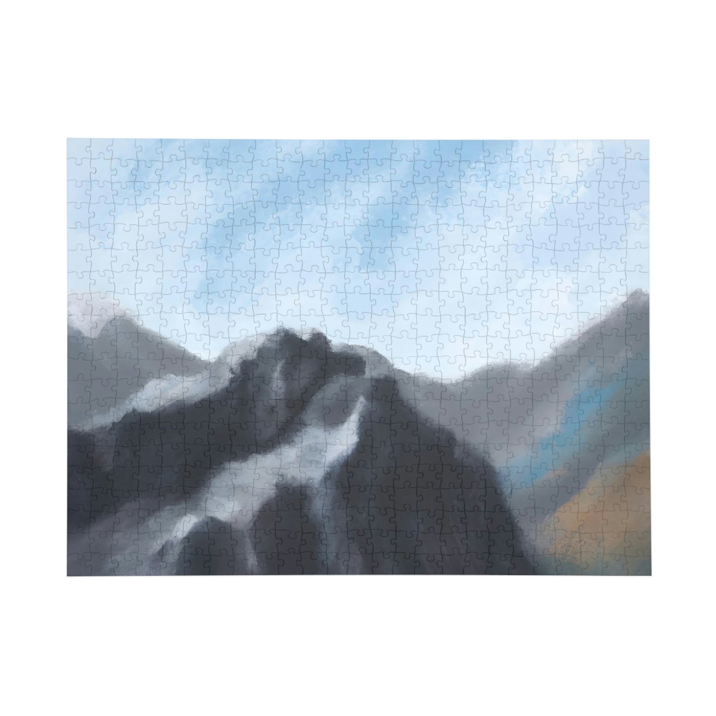 Snowy Peak Mountains - Puzzle