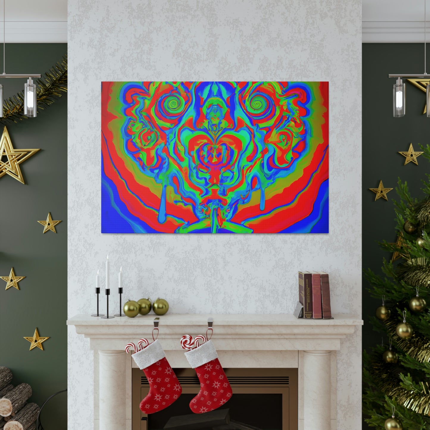 Butterfly Rainbowflower - Canvas