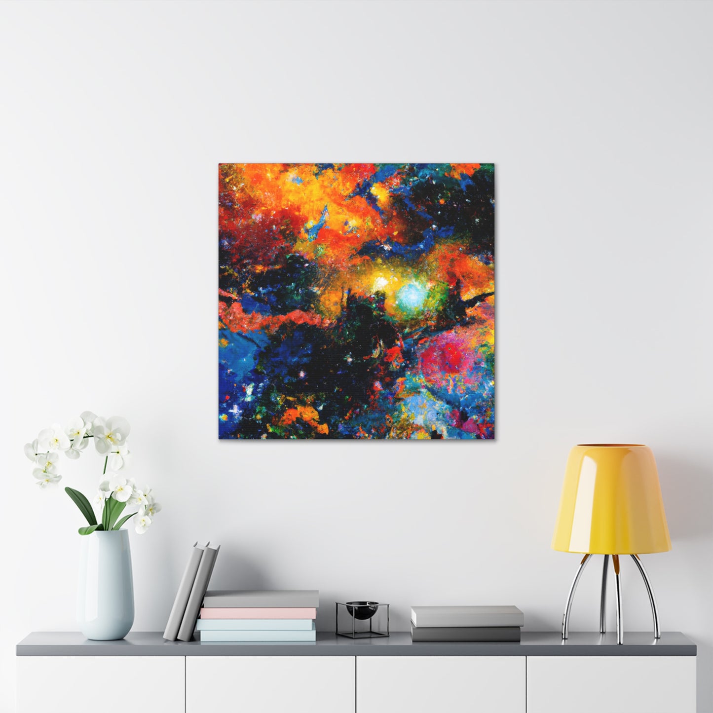 Stargazer's Cosmic Dream - Canvas