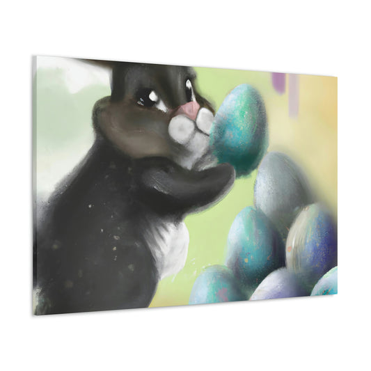 "Easter Bunny's Gifts" - Canvas