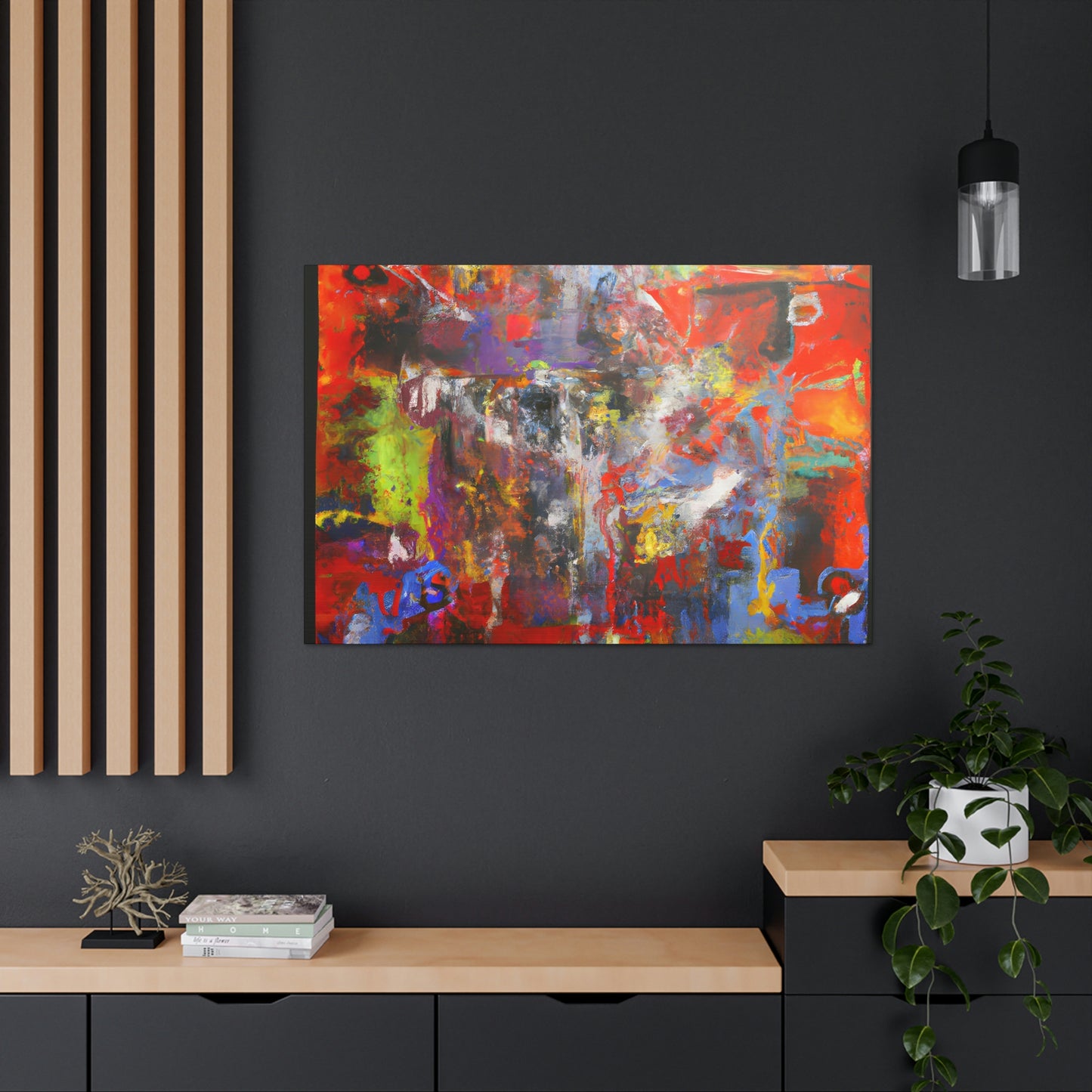 "L'ombre Orageuse" - Canvas