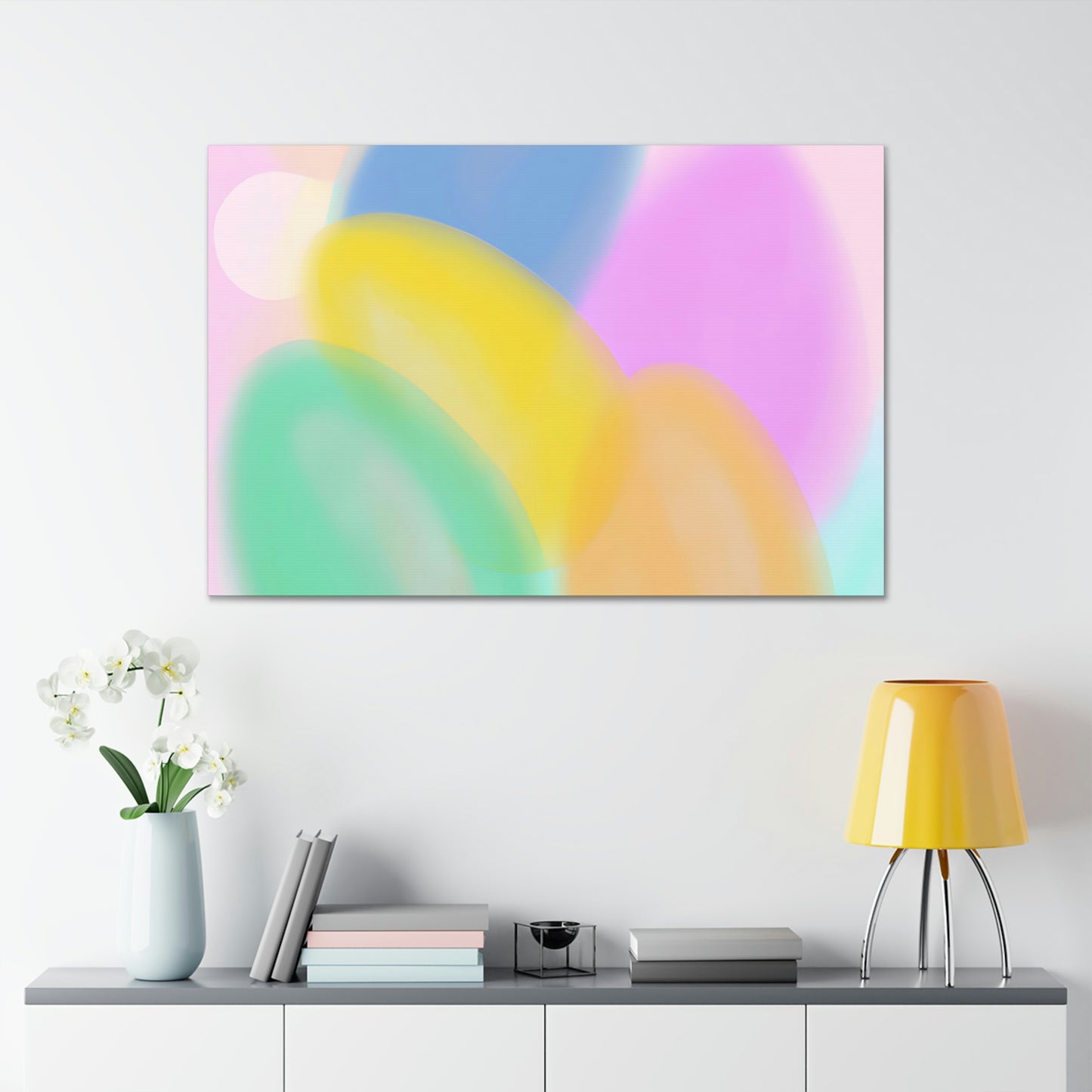 Spring Pastel Splendor - Canvas